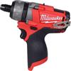 Milwaukee 2402 - 20 M12 Fuel 1/4 hex 2-spd cacciaviti solo