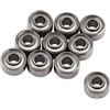 FTVOGUE 10pcs cuscinetti a sfera in miniatura piccolo doppio cuscinetto schermato parti di ricambio cuscinetto fai da te giocattolo fatto a mano 3 * 8 * 4mm 693ZZ