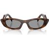 Prada Occhiali da Sole PRB16S 20D50Q Jupiter Tartarugato/Grigio Donna 50/21/145