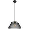 Globo lighting Lampadario a sospensione Baku d.36 cm nero opaco e oro con cappello a gabbietta a 1 luce in metallo 1XE27 15646H1/40
