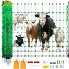 VEVOR Rete per Recinzione di Pascoli, 1,27 x 50 m, Rete per Pecore con Pali e Picchetti, Recinzione Portatile per Capre, Cervi, Maiali, Cani da Cortile, Giardino, Fattorie