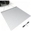 VEVOR Erpice a Catena per Prato a Traino in Acciaio Zincato 122x122 cm, Erpice a Catena Trainato Rete Livellatrice da Giardino per Campi, Rete in Metallo Compatibile per Trattori ATV Tosaerba