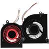 Dpofirs Ventola di Raffreddamento a CPU del Computer a 4 Pin, Ventola di Raffreddamento a CPU su Due Lati, DC5V 0,5A, dissipatore di Calore Veloce per GPU GS65 GS65VR MS-16Q2