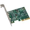 Sonnet Technologies usb3 C di 2pm e adattatore della carta argento/verde