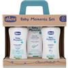 CHICCO (ARTSANA SpA) Chicco Baby Moments Set Bagno per Pelli Delicate - 200ml Bagnoschiuma + 200ml Shampoo + 100ml Pasta Cambio