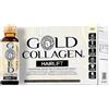 GOLD COLLAGEN Hairlift - Integratore Capelli Liquido al Collagene Marino con Acido Ialuronico, Biotina Capelli, Cheratina, Zinco, Vitamina C e B6, Fortifica Capelli Pelle Unghie - 10 Flaconi da 50 ml