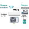 Hisense Climatizzatore Condizionatore Hisense Inverter serie Hi Comfort 12000 Btu AS35MR0BW + CF35MR0BG R-32 Wi-Fi Integrato