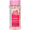 FunCakes Sugar Dots Love: Cake Sprinkles, Ottimo Gusto, Perfetto per Decorare Torte, Cristalli di Zucchero Colorati. 80 gr.