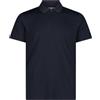 CMP Polo Tecnica Traspirante da Uomo per Comfort e attività Outdoor 36N6097-N950 Black Blue