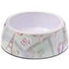 Ferribiella Spa Ferribiella Ciotola per Cani e Gatti Paris in Melammina con Fondo Antiscivolo, o18-cm-6-x-22-cm-900-ml
