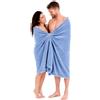 altego Asciugamano da bagno Grande 100x200 cm - Telo doccia in 100% cotone premium - Asciugamano Grande doccia 100x200 - Telo spugna morbido assorbente - Telo sauna spa mare (Blu)