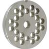 REBER PIASTRA TRAFILA PIASTRA TC. 12 D. 8 INOX ACCIAIO INOX 18/20 per tritacarne elettrico n.12 diametro fori:8 millimetri