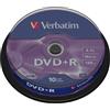 Verbatim Confezione DVD+R Verbatim 16x4.7GB, 10 pezzi [ECVRBDPRL05]