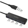 Nilox Hub usb Nilox usb 3.0 4-porte Nero [NXHUB402]