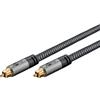 Goobay Cavo audio Goobay Plus Toslink 3m Nero/Argento [65306]