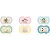 Mam Succhietto Original Night 6+ Mesi Silicone 2 Pezzi