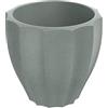 Prosperplast Vaso Rona Round grigio cemento Ø40x36