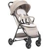 Chicco Passeggino Taormina, 0+ Mesi - 22 Kg, Passeggino Leggero con Chiusura Smart e Compatta, Capotte Estensibile con Trattamenti UV50+ e Antipioggia, Schienale Regolabile, Poggiagambe, Beige