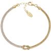 Amen Gioielli Bracciale Donna Amen NODO D'AMORE in Argento 925 dorato codice BRNOAMGBZ16