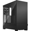 FRACTAL Case Fractal Pop Silent - Mid Tower ATX, 3 ventole Aspect da 120 mm incluse, Eccellente riduzione del rumore, Nero