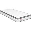 HOMCOM Materasso a Molle Insacchettate, 7 Zone Schiuma a Memoria con Gel Rinfrescante, 90x140x20 cm, Bianco | Aosom Italy