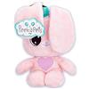 PEEKAPETS IMC Toys PEEKAPETS Coniglietto Rosa, Divertente, Dolce e Soffice Peluche che Muove le Orecchie e fa Cucú se gli Schiacci il Pancino, Il regalo Morbidoso per Neonati e Bambini +4 Anni