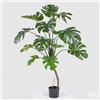 Enzo De Gasperi EDG Enzo De Gasperi Pianta Artificiale con Vaso Monstera H150 cm