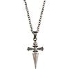 GAUEIOUR Collana Anime per Uomo, Catena di Kurapika Gioiello Ispirato all'Anime Catena del Giudizio Ciondolo a Croce Collana, Accessorio Cosplay per Contratto per Fan di Convenzioni Anime