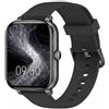 UMAwangfit Smartwatch Uomo Donna, 1.85" Orologio Smartwatch con Effettua/Risposta Chiamate, 130+ Sportive Smart Watch con Contapassi/SpO2/Cardiofrequenzimetro, Impermeabil IP68 per iOS Android Atro