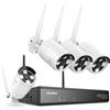 SANNCE 8CH NVR 1080P HD Kit Telecamera di Sorveglianza CCTV con WiFi 4