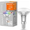 LEDVANCE Smart LED R50 lampada spot con tecnologia Wifi, base E14, colori RGB e colore della luce modificabile, lampada riflettore in sostituzione delle tradizionali lampadine da 40W, controllabile con Alexa, Google e App