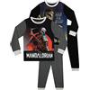 Star Wars Pigiama Ragazzi The Mandalorian 2 Pack Multicolore 5-6 Anni
