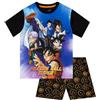 Dragon Ball Z Pigiama Goku Pigiama Bambino | Pigiamone Anime Dragon Ball | Pigiami Ragazzo Estivo | Nero 5-6 Anni