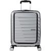 American Tourister Flashline - Spinner S, Handgeck con caricatore anteriore, 55 cm, 34 L, argento (Sky Silver)