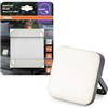 OSRAM Nightlux Solar Light Gray, lampada LED per esterni a energia solare, 2,00 W, 100 lm, bianco freddo, funzione power bank, porta di ricarica USB-C, per esterni, IP54