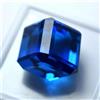 Chirag Gems 32 CT + Naturale Zaffiro Blu Cubo Taglio Certificato Loose Gemma