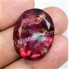 25,80 Ct Ammolite Naturale Ovali Simile A Opale Doublet Pietra Preziosa Rara