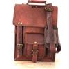 Fatto a mano Borsa Crudo Cuoio Pelle Messenger Valigetta Originale Spalla Business Cartella
