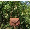 Fatto a mano 22.9X27.9cmLeather Capra Donna Originale Borsa Handmade Affidabile Spesa Marrone