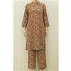 Pure Set Co-Ord in seta - Kurta da donna con pantaloni 2 pezzi Salopette MG1241