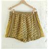 Pure Pantaloncini da donna in seta stampa boho, pantaloncini estivi a vita alta...