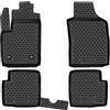 Element Tappetini in gomma antiscivolo premium personalizzati FIAT 500, 2007-2015, 4 pez.