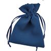 L'Arcolaio Sacchetto Tessuto 9x12 cm Portacanfetti Blu- Bomboniera Elegante 12 Pz
