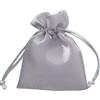 L'Arcolaio Sacchetto Organza Lucido 9x12 cm Portacanfetti Silver - Bomboniera Elegante 12 Pz