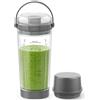 Feilifan Vaso di miscelazione di ricambio da 510 g per frullatore portatile Ninja Blast, coperchio di ricambio con maniglia per il trasporto, coperchio lama e tappo inferiore adatto per Ninja BC151NV BC151CR