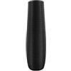 SZLIFE Vaso da terra alto, vaso per fiori, arredamento decorativo moderno e minimalista per ingresso, soggiorno, angolo, corridoio, casa colonica, Nero