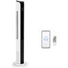 ROVSUN Ventilatore a Torre Silenzioso 40 dB, Potente 7.6 m/s, Ventilatore Colonna con Telecomando, 3 Velocità, 3 Modalità, Oscillazione 60°, Timer 12 H, Electric Fan 65 W