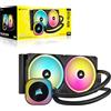 Corsair iCUE Link H115i RGB Dissipatore a Liquido per CPU - AIO da 280 mm - Nero