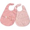 Chicco Bavaglina Pappa Rosa 6m+ 2 Pezzi Chicco