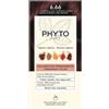 Phyto Color Kit Phytocolor 6,66 Castano Intenso Rosso Ciliegia 1 Latte Rivelatore 50 Ml + 1 Crema Colorante 50 Ml + 1 Maschera Prolunga Colore 10 Ml + 1 Paio Di Guanti Phyto